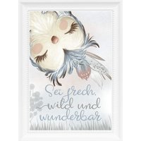Sei Wild, Frech Und Wunderbar | Kinder Poster Mit Eule Wald Tiere A4 Sei Wild, Frech Und Wunderbar | Kinder Poster Mit Eule Wald Tiere A4 von Hugs4Paper
