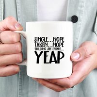 Building An Empire Tasse, Unternehmer Mädchen Boss Lady Motivierende Lustige Inspirierende Tasse Für Singles von HugsWithTheMugs