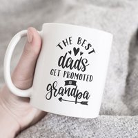 Die Besten Papas Werden Zur Opa Tasse, Großeltern Kaffeebecher, Vatertagsgeschenk, Neue Zum Becher von HugsWithTheMugs