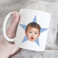 Gesicht Stern Tasse, Baby Geschenk Für Papa, Mama, Benutzerdefinierte Fototasse, Becher, Bürotasse, Personalisierte Tasse Gesicht Stern Tasse, Baby Geschenk Für Papa, Mama, Benutzerdefinierte Fototasse, Becher, Bürotasse, Personalisierte Tasse von HugsWithTheMugs