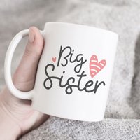 Große Schwester Tasse, Gefördert Zu Großer Neue Schwester, Zu Sein Geschenke, Tassen, Geschenk Von Bruder, Für Große Schwester Tasse, Gefördert Zu Großer Neue Schwester, Zu Sein Geschenke, Tassen, Geschenk Von Bruder, Für von HugsWithTheMugs