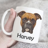 Haustier Kaffeetasse, Fototasse, Hunde-Kaffeetasse, Personalisierte Hundetasse, Hunde-Kaffeebecher, Haustier-Tasse, Hundebecher, Hunde-Fotobecher von HugsWithTheMugs