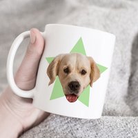 Hundegesicht Tasse, Geschenk Für Hundeliebhaber, Personalisierter Becher Mit Hundegesicht, Personalisiertes Geschenk, Hundebecher, Hundeliebhaber von HugsWithTheMugs