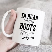 Ich Bin Kopf Über Stiefel Für Sie Tasse, Tasse Ehegatte, Freundin Geschenk, Freund Frau Valentinstag Liebesgeschenk Ich Bin Kopf Über Stiefel Für Sie Tasse, Tasse Ehegatte, Freundin Geschenk, Freund Frau Valentinstag Liebesgeschenk von HugsWithTheMugs