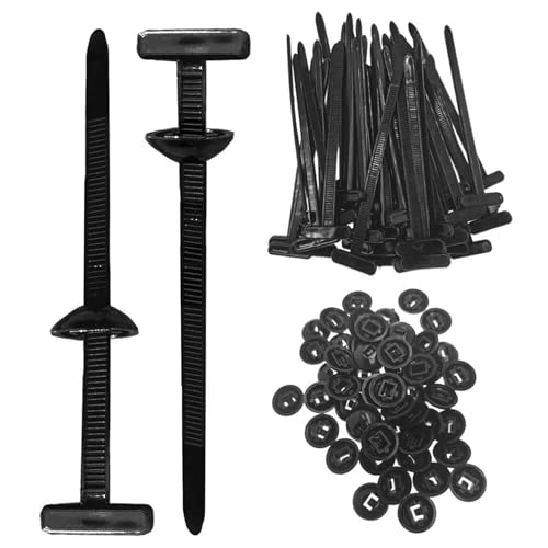 100 Stücke Nylon Un-iversal Cable Tie Schnalle - Hochleistungs -Selbstverriegelungs -Nylon -Krawattenhalter, Stoßfänger -Halterclips Mehrzweckkabel -Kabel -Ties -Werkzeug Zum Schnellen Befestigen 100 Stücke Nylon Un-iversal Cable Tie Schnalle - Hochleistungs -Selbstverriegelungs -Nylon -Krawattenhalter, Stoßfänger -Halterclips Mehrzweckkabel -Kabel -Ties -Werkzeug Zum Schnellen Befestigen von Hugsweet