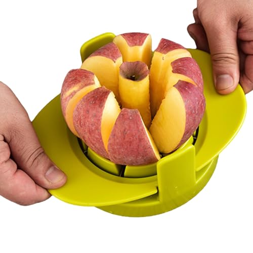 Apfelschneider, Edelstahl Apfelteiler mit 8 Klingen und Ergonomic rutschfest Grip, Apfelspalter, Apfelentkerner für Schnelles und Einfaches Schneiden von Früchten Apfelschneider, Edelstahl Apfelteiler mit 8 Klingen und Ergonomic rutschfest Grip, Apfelspalter, Apfelentkerner für Schnelles und Einfaches Schneiden von Früchten von Hugsweet