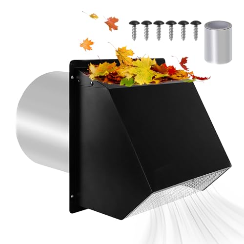 Außentrockner Lüftungsabdeckungen Für Haus - Abdeckung für die Abluftentlüftung des Wäschetrockners | Ersatzteile Für Belüftungssysteme An Garage Dach Wand Tür Waschraum von Hugsweet