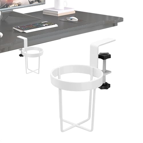 Becherhalter Schreibtisch Flaschenhalter Getränkehalter Tisch, Schreibtisch-Getränkehalter, Auslaufsicheres Ring Getraenkehalter Klemme Trinkbecherhalter Clip Edelstahl Getränkehalter Für Zuhause Becherhalter Schreibtisch Flaschenhalter Getränkehalter Tisch, Schreibtisch-Getränkehalter, Auslaufsicheres Ring Getraenkehalter Klemme Trinkbecherhalter Clip Edelstahl Getränkehalter Für Zuhause von Hugsweet