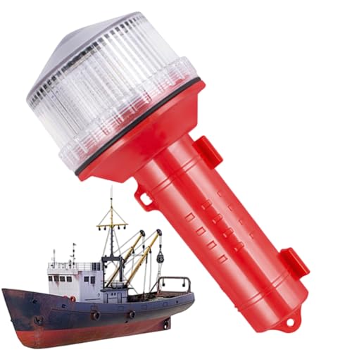 Boots-Signalfackeln | LED Marine Stroboskoplicht | Wasserdichte Notfallausrüstung für Boote, Kajak, Yacht & Ponton von Hugsweet