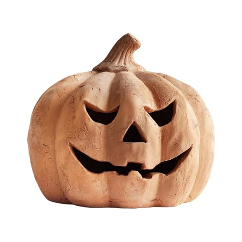 Halloween Light Up Pumpkin Lantern - Handgefertigter Jack O Lanternkürbis, Halloween -Kürbis -Dekorationen Zerschmetterte Beleuchtete D-ekorationen Für Innenhaut Hallo ween Party Gefälligkeiten Halloween Light Up Pumpkin Lantern - Handgefertigter Jack O Lanternkürbis, Halloween -Kürbis -Dekorationen Zerschmetterte Beleuchtete D-ekorationen Für Innenhaut Hallo ween Party Gefälligkeiten von Hugsweet