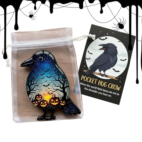 Halloween Taschenkarten,Saisonale Dekoration Mit Kleinen Positiven Karten - Deko Für Kinderzimmer Klassenzimmer Büro Wohnheim Schule Wohnung von Hugsweet