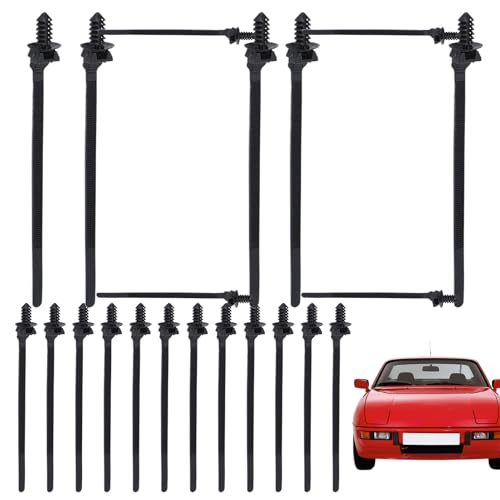 Kabelbinder | 100 Stück Kabelbinder,Justierbare Clip Mit Schnellverschluss Für Auto Elektroarbeiten Industrielle Bündelung von Hugsweet