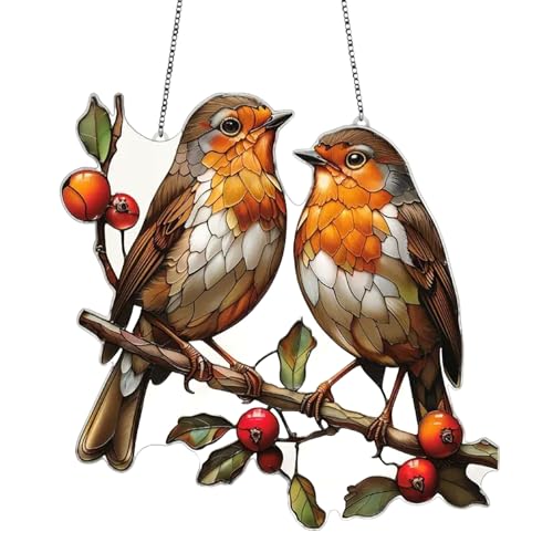 Sonnenfänger Mit Kolibri-Motiv, Mehrfarbig, Acryl, Fenster-Sonnenfänger, Hängeornament, Fensterbehang Fenster Türen Deko Geschenk Für Vogelliebhaber, 20 × 20 cm Sonnenfänger Mit Kolibri-Motiv, Mehrfarbig, Acryl, Fenster-Sonnenfänger, Hängeornament, Fensterbehang Fenster Türen Deko Geschenk Für Vogelliebhaber, 20 × 20 cm von Hugsweet