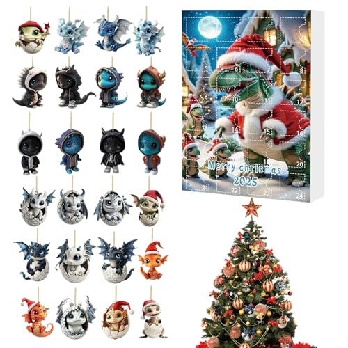 Weihnachtsadventskalender - Adventskalender Mit 24 Anhängern,Akryl Sammlerstück Für Wohnzimmer Fenster Wand Baum Weihnachtsadventskalender - Adventskalender Mit 24 Anhängern,Akryl Sammlerstück Für Wohnzimmer Fenster Wand Baum von Hugsweet