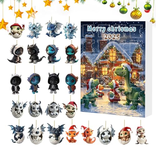 Weihnachtsschmuck Adventskalender - Countdown Kalender Mit 24 Anhängern | Niedrige 2D Flach Sammelstücke Saisonales Andenken Als Wohndekoration Weihnachtsschmuck Adventskalender - Countdown Kalender Mit 24 Anhängern | Niedrige 2D Flach Sammelstücke Saisonales Andenken Als Wohndekoration von Hugsweet