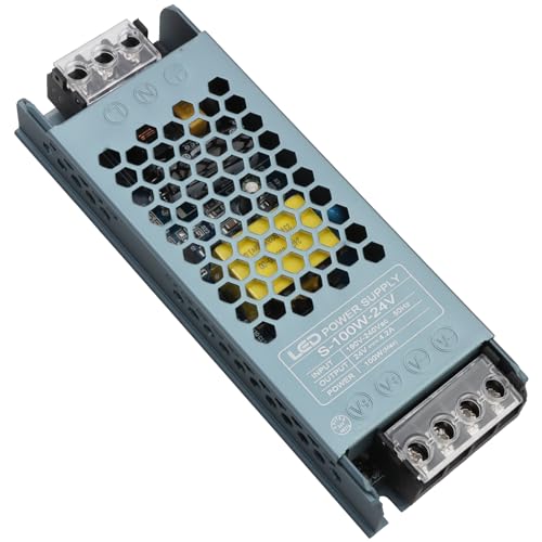 LED Transformer, LED Netzteil 24V 100W, LED Trafo 4,2A, LED transformator AC 110V-220V zu DC 24V Volt Treiber, Konstantspannung Niedervolttrafo LED Streifen Glühbirne LED Transformer, LED Netzteil 24V 100W, LED Trafo 4,2A, LED transformator AC 110V-220V zu DC 24V Volt Treiber, Konstantspannung Niedervolttrafo LED Streifen Glühbirne von Hugwait