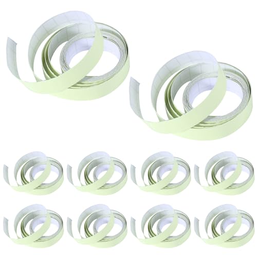 10 Stück Fluoreszierendes Klebeband,3 m*10mm Fluoreszierende Aufkleber Leuchtband Selbstklebend Leuchtstreifen Leuchtendes Klebeband Warnband Wasserdicht Luminous Tape Nachleuchtend Markierungsband 10 Stück Fluoreszierendes Klebeband,3 m*10mm Fluoreszierende Aufkleber Leuchtband Selbstklebend Leuchtstreifen Leuchtendes Klebeband Warnband Wasserdicht Luminous Tape Nachleuchtend Markierungsband von HuhWafee