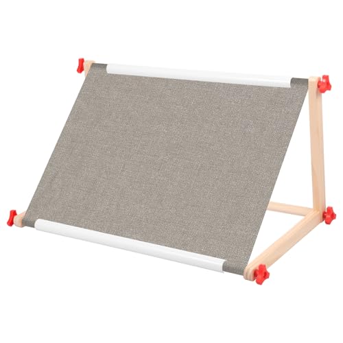 HuhWafee Stickrahmen, Rechteck Stickrahmen aus Holz, Verstellbarer Rechteck, Gratfrei, Glatt und Leicht, Gut für Stickereien, Kunstwerke, DIY Werkzeuge(M,Protokollfarbe) von HuhWafee