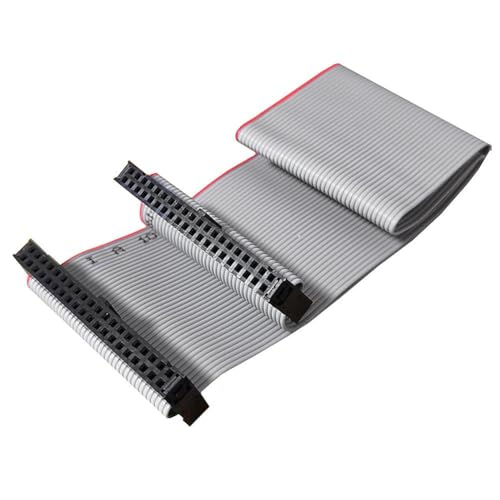 Huhudyy 40-Poliges -Datenkabel, Buchse auf Buchse, IDE-Kabel, Zweireihiges IDE-Datenverlängerungskabel, 30 cm, für Serverfestplatte von Huhudyy