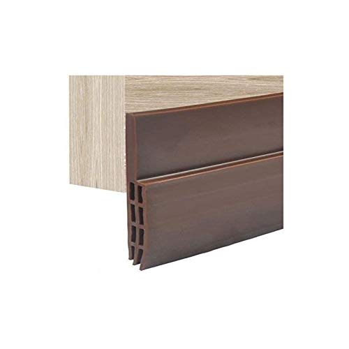 Türdichtung aus Silikonkautschuk, selbstklebend, 100 cm, Braun von LAOSEP