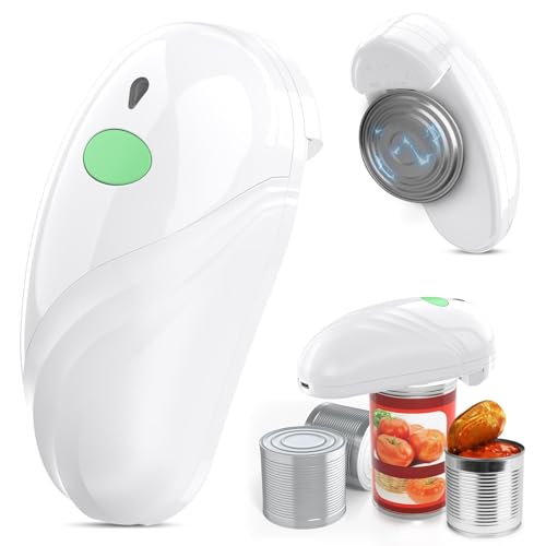 Elektrischer Dosenöffner, Automatischer Dosenöffner mit One-Touch-Bedienung, sicher für alle Dosengrößen, Küchenhelfer, Dosenöffner für Senioren, Rechargeable and USB Cable (B) von HuiJuKeJi