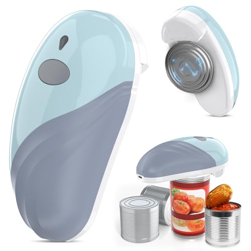 Elektrischer Dosenöffner, Automatischer Dosenöffner mit One-Touch-Bedienung, sicher für alle Dosengrößen, Küchenhelfer, Dosenöffner für Senioren, Rechargeable and USB Cable (C) von HuiJuKeJi