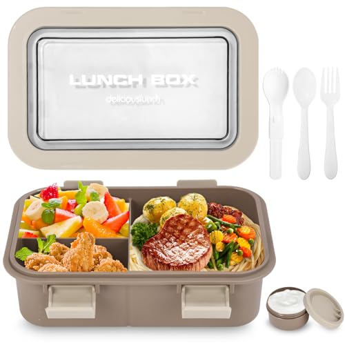 Huifoo Brotdose Set,1250ml Lunchbox mit Fächern Kinder,Erwachsene,Lunch Box Frühstücksdose,Frühstücksbox Vesperdose,Brotzeitbox Brotbox,Essensbox Jausenbox,Brotbüchse Vesperbox mit Besteck Huifoo Brotdose Set,1250ml Lunchbox mit Fächern Kinder,Erwachsene,Lunch Box Frühstücksdose,Frühstücksbox Vesperdose,Brotzeitbox Brotbox,Essensbox Jausenbox,Brotbüchse Vesperbox mit Besteck von Huifoo