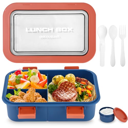 Huifoo Brotdose Set,1250ml Lunchbox mit Fächern Kinder,Erwachsene,Lunch Box Frühstücksdose,Frühstücksbox Vesperdose,Brotzeitbox Brotbox,Essensbox Jausenbox,Brotbüchse Vesperbox mit Besteck Huifoo Brotdose Set,1250ml Lunchbox mit Fächern Kinder,Erwachsene,Lunch Box Frühstücksdose,Frühstücksbox Vesperdose,Brotzeitbox Brotbox,Essensbox Jausenbox,Brotbüchse Vesperbox mit Besteck von Huifoo