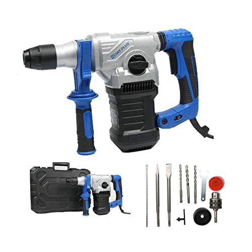 Huini Bohrhammer mit SDS Plus Aufnahme 1500W Abbruchhammer mit 360 °Drehgriff 6 Variable Geschwindigkeit 8 Bohrhammer-Zubehör 3 Funktion in 1 Mehrzweck Bohrhammer Huini Bohrhammer mit SDS Plus Aufnahme 1500W Abbruchhammer mit 360 °Drehgriff 6 Variable Geschwindigkeit 8 Bohrhammer-Zubehör 3 Funktion in 1 Mehrzweck Bohrhammer von Huini