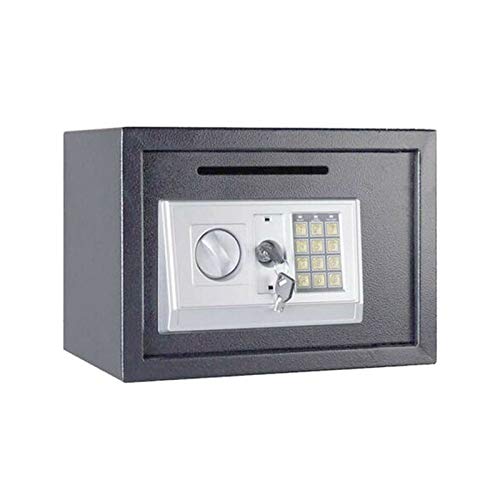 Tresor Wandtresor Möbeltresor mit Elektronikschloss Zahlenschloss und Schlüssel Mini Tresor mit Code Starker Haltbarer Stahl Safe 16L - Grau Tresor Wandtresor Möbeltresor mit Elektronikschloss Zahlenschloss und Schlüssel Mini Tresor mit Code Starker Haltbarer Stahl Safe 16L - Grau von Huini