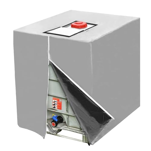 1000L IBC Container Wassertank Schutzhülle Abdeckung IBC Tank Abdeckung 1000L Wassertank Abdeckplane Regentonne Zubehör von Huitrcrio