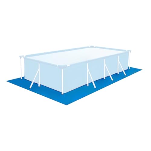 Pool Bodenplane Wasserdichtes Bodenschutzplane Pool Rechteckig Poolunterlage | UV-Stabil & Reißfest | Faltbare Bodenschutzmatte Für Aufblasbare Pools Oberirdische, Schlauchboote Und Planschbecken von Huitrcrio
