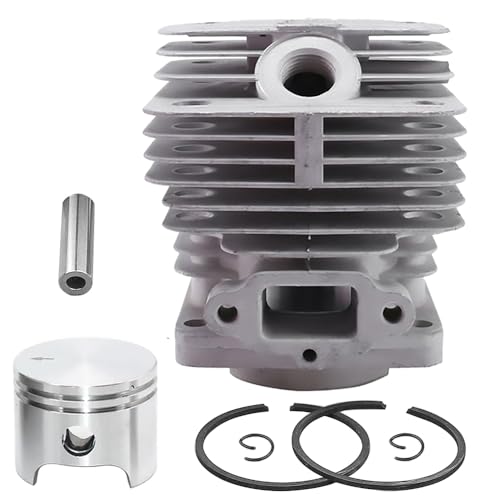 Hujago 4196068 4196068A 40 mm Zylinder-Kit für Oleo Mac 433BP 435BP 440BP 727C 727D 727S 730S 730T 735S 735T 740 740S 740T Spata 40 Stark 40 CR74 TP74 EFCO 8300 0 8350 8355 8400 8400IC 8405 von Hujago