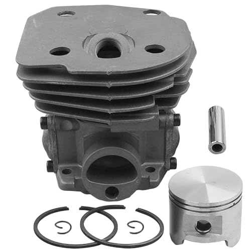 Hujago 503 86 98-71, 537 25 31-02, 537 25 31-04 Zylinderkolben-Kit für Husqvarna 346 350 351 353 346XP Jonsered CS2147 CS2152 Kettensäge 503869871 533 725311 02 537253104 von Hujago