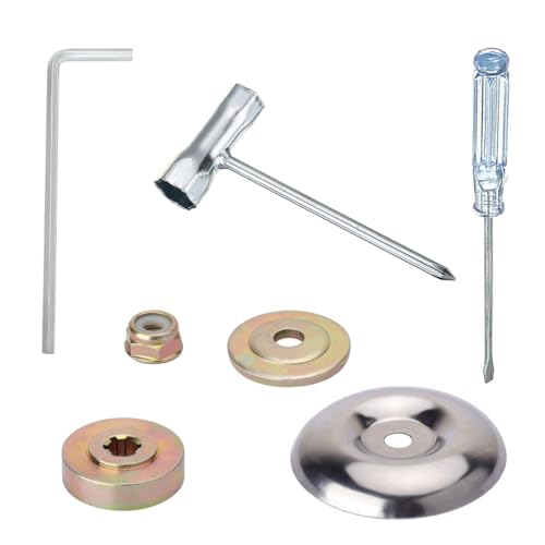 Hujago Gear Head Box T-Schraubenschlüssel-Adapter-Set für Jonsered BC2235 CC2036 CC2235 GC2236 GR2032 Husqvarna 135R 232R 235FR 241R 333R 535LS BCA850 GTA850 (6 Zähne Kit) von Hujago