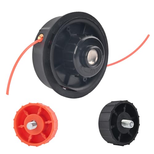 Hujago Trimmerkopf für McCulloch MT270X MT280X MT302X MT320 MT3311 MT765 Ryobi RLT1000EX RLT30CD RLT30CES M25CS RY15523A RY25CSEMC RY26540 RY28041 Troy-Bilt Tilt B26CO TL B26TB TB304H TB304S (MRT) von Hujago