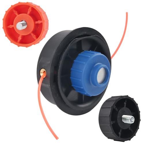 Hujago Trimmerkopf für Murray M2560 M2500 M2510 Oregon 55-053 55-095 Ryobi 650R 720R 770REB 970R CS720R GT2815 IDC130 IDC520 PBC3020 PLT300 43 A PLTS. 3043YW RBC430SES RCT264A RCTA280I (MOR) von Hujago
