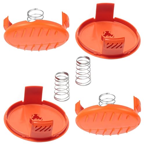 RC-100-P Spulenkappen und Federn für Black + Decker Elektro Rasentrimmer CST1000 CST1100 CST1200 CST2000 (CSC) von Hujago