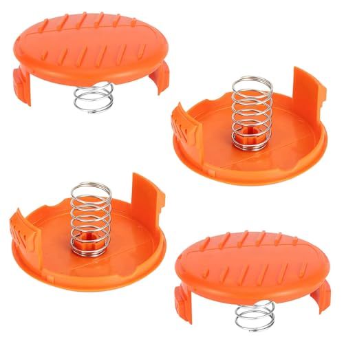 RC-100-P Spulenkappen und Federn für Black + Decker Elektro Rasentrimmer GH400 GH500 GH600 GH610 GH900 GH912 (GHC) von Hujago