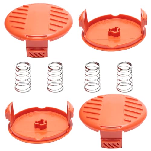 RC-100-P Spulenkappen und Federn für Black + Decker Rasentrimmer LST120 LST136 LST140 LST201 LST220 LST300 LST400 LST420 LST522 LSTE522 LSTE523 LSTE525 LSTST525 LSTSTST525 1018 (LSC) von Hujago
