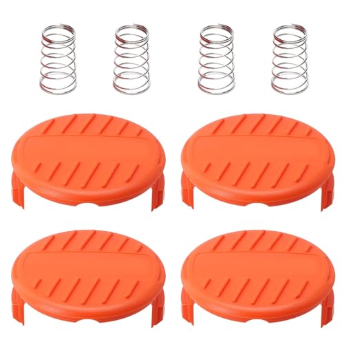 RC-100-P Spulenkappen und Federn für Black + Decker Rasentrimmer ST1820EPC ST1823 ST4525 ST5528 ST5530 ST6600 ST7000 ST7200 ST7700 ST7701 ST8600 ST9000 C1815 STC1820 (STC) von Hujago