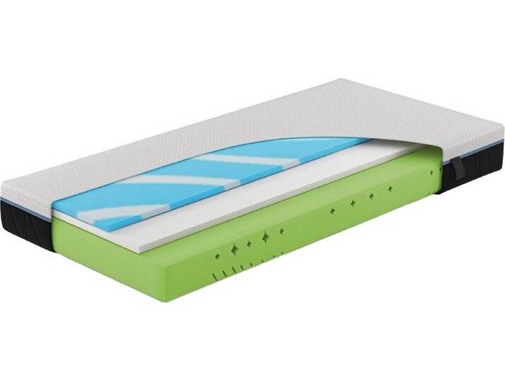 Hn8 Schlafsysteme Kaltschaummatratze Royal Visco, 25 cm hoch, Schulterkomfortzone und GelTouch-Auflage für optimale Körperanpassung von Hukla-Matratzen