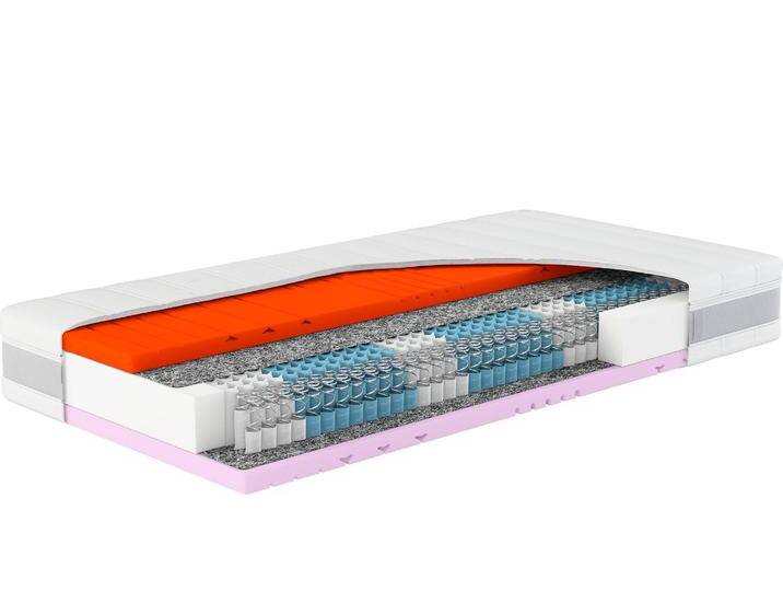 Taschenfederkernmatratze HN8 SCHLAFSYSTEME Sleep Balance TFK, Wendematratze mit 2 Härtegraden , weiß, B:90cm H:24cm L:200cm, Bezug (oben): 100% Polyester. Bezug (unten): 100% Polyester. Steppfüllung (oben): 100% Polyester. Steppfüllung (unten): 100% Polyester, Matratzen, Taschenfederkernmatratze, in 90 x 200 cm und vielen weiteren Größen erhältlich von Hukla-Matratzen