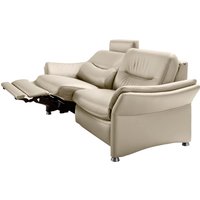 HUKLA 2,5-Sitzer "HU-SF15058 Ledersofa, Breite 194 cm", aus Leder, optional Kopfstütze u. WallAway-Funktion von Hukla