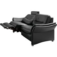 HUKLA 2,5-Sitzer "HU-SF15058 Ledersofa, Breite 194 cm", aus Leder, optional Kopfstütze u. WallAway-Funktion von Hukla