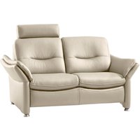 HUKLA 2-Sitzer "HU-SF15058 Ledersofa, Breite 164 cm", hochwertiges Glattleder, optional mit Kopfstütze von Hukla