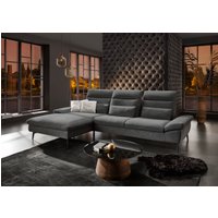 HUKLA Ecksofa "HU-HP22156 L-Form" inkl. Kopfpolsterverstellung, optional mit Sitztiefenverstellung von Hukla