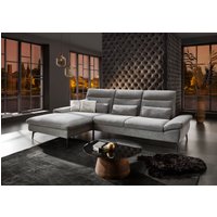 HUKLA Ecksofa "HU-HP22156 L-Form" inkl. Kopfpolsterverstellung, optional mit Sitztiefenverstellung von Hukla