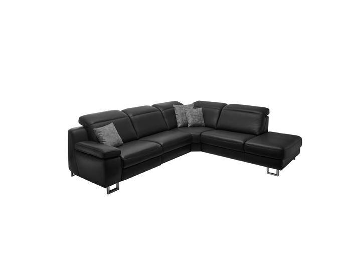 Hukla Ecksofa HU-RL16013 RL1650 inklusive einzeln verstellbarer Kopfpolster mittels praktischer Rasterfunktion auf überzeugenden Metallfüßen in Chrom von Hukla