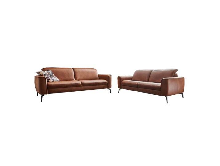 Hukla HU-PC23005 2-teiliges Sofa-Set mit Kopfpolsterverstellung in Echtleder braun mit motorischer Relaxfunktion Fußausführung sowie Sitzhärte wählbar Hukla HU-PC23005 2-teiliges Sofa-Set mit Kopfpolsterverstellung in Echtleder braun mit motorischer Relaxfunktion Fußausführung sowie Sitzhärte wählbar von Hukla